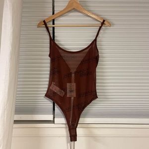 Brand new with tags mistress rocks see through bodysuit mesh